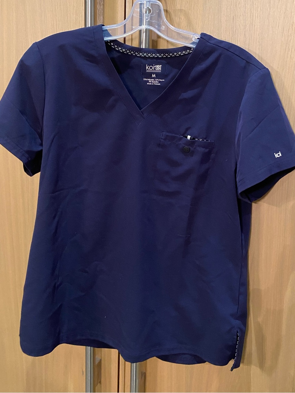 Koi Scrubs Womens Medium Navy Set